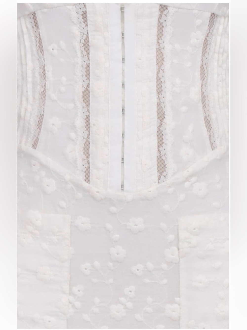 House Of Cb Sophina Embroidered Plunge V Neck Bustier Maxi Dress - Picture 3 of 7